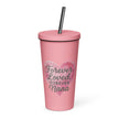 Insulated tumbler with a straw - Forever loved, Forever nana