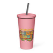 Insulated Tumbler with a Straw - World’s Coolest Grandma