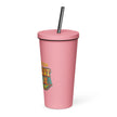 Insulated Tumbler with a Straw - World’s Coolest Grandma
