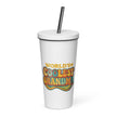 Insulated Tumbler with a Straw - World’s Coolest Grandma