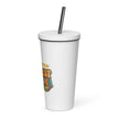 Insulated Tumbler with a Straw - World’s Coolest Grandma