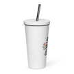 Insulated tumbler with a straw - Best Mom Ever