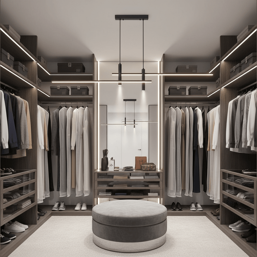 Intersecting Lines Geometric Chandelier