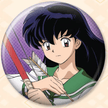 Inuyasha Kagome Button