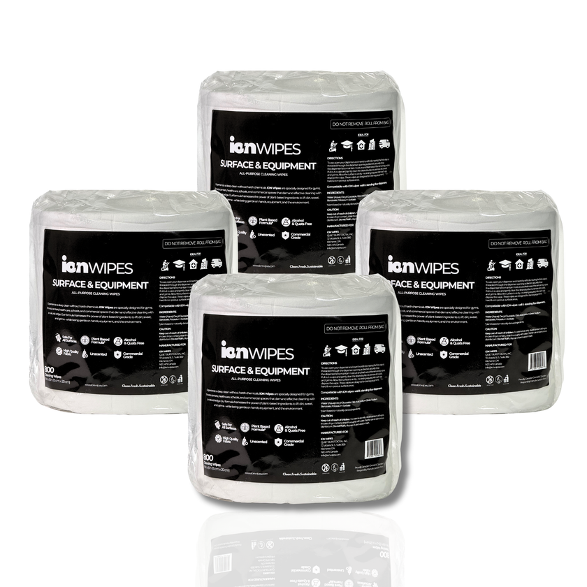 Gym Wipes – Surface & Equipment Cleaning Wipes 3200ct (4 Rolls/Case)