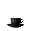Italian Coffee Cup and Saucer - Black Collection