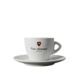 Italian Coffee Cup and Saucer - White Collection