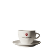 Italian Coffee Cup and Saucer - White Collection