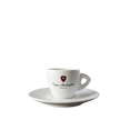 Italian Coffee Cup and Saucer - White Collection