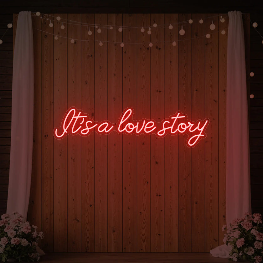 It’s a Love Story V1 Neon Sign
