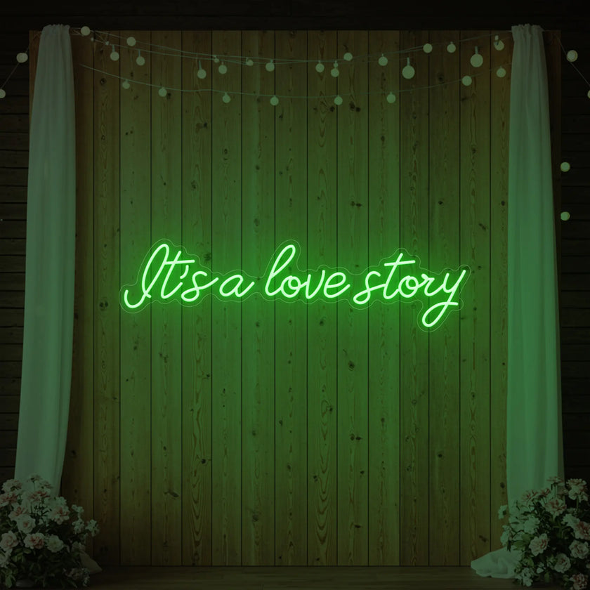 It’s a Love Story V1 Neon Sign