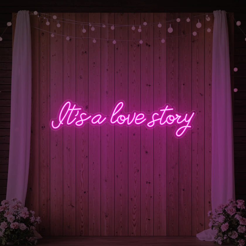 It’s a Love Story V1 Neon Sign