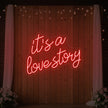 It’s a Love Story V2 Neon Sign