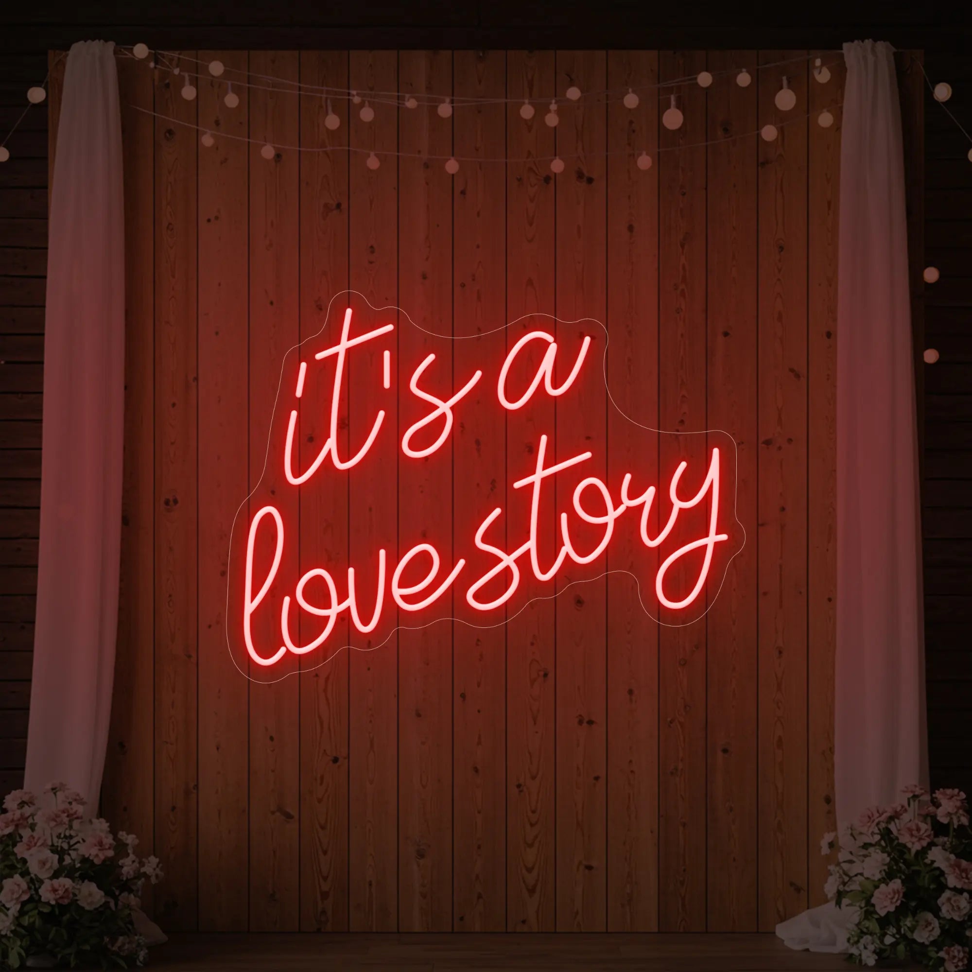 It’s a Love Story V2 Neon Sign
