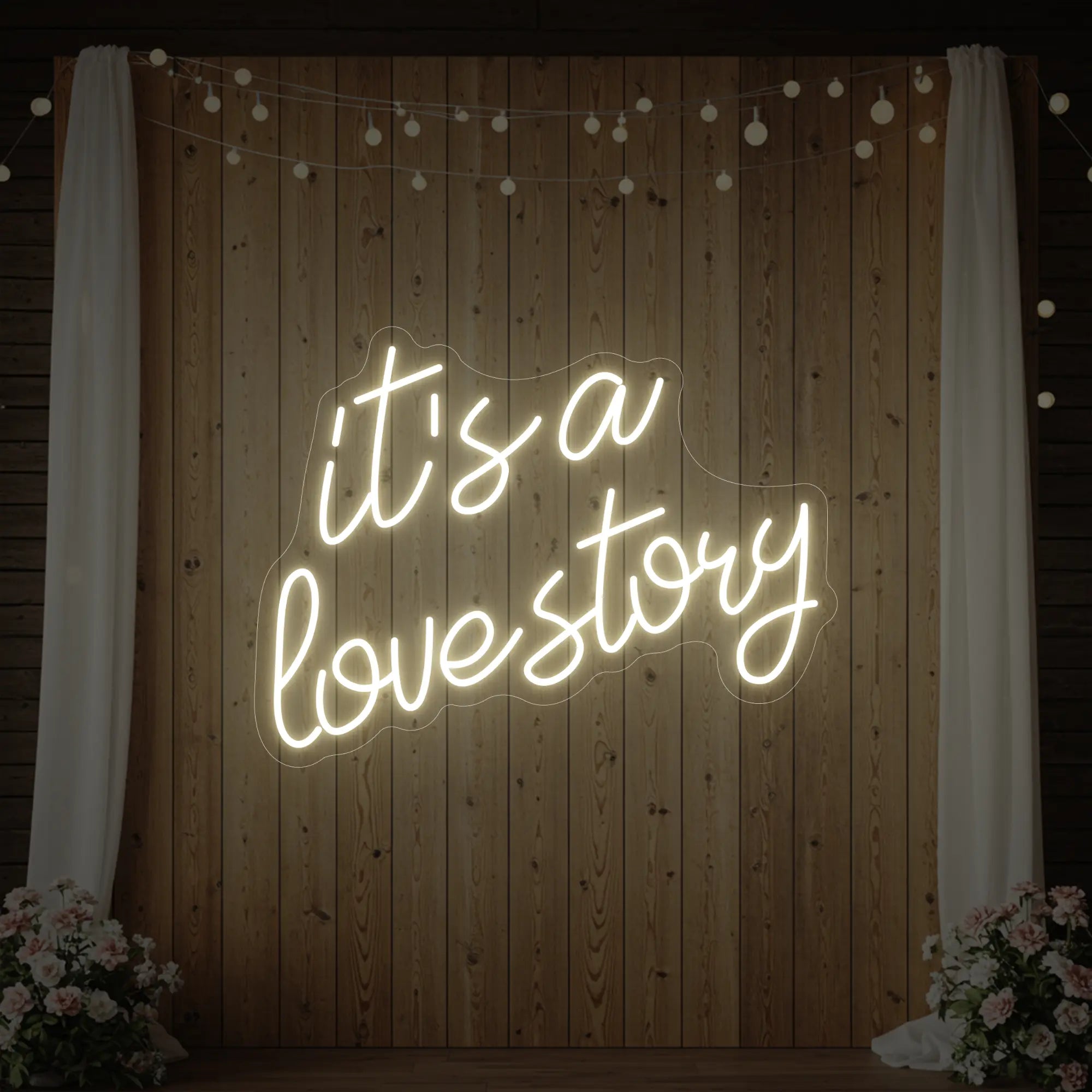 It’s a Love Story V2 Neon Sign