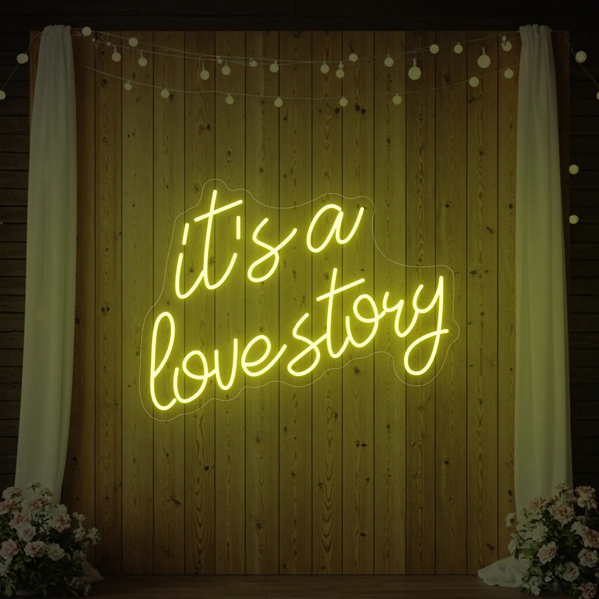It’s a Love Story V2 Neon Sign