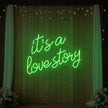 It’s a Love Story V2 Neon Sign