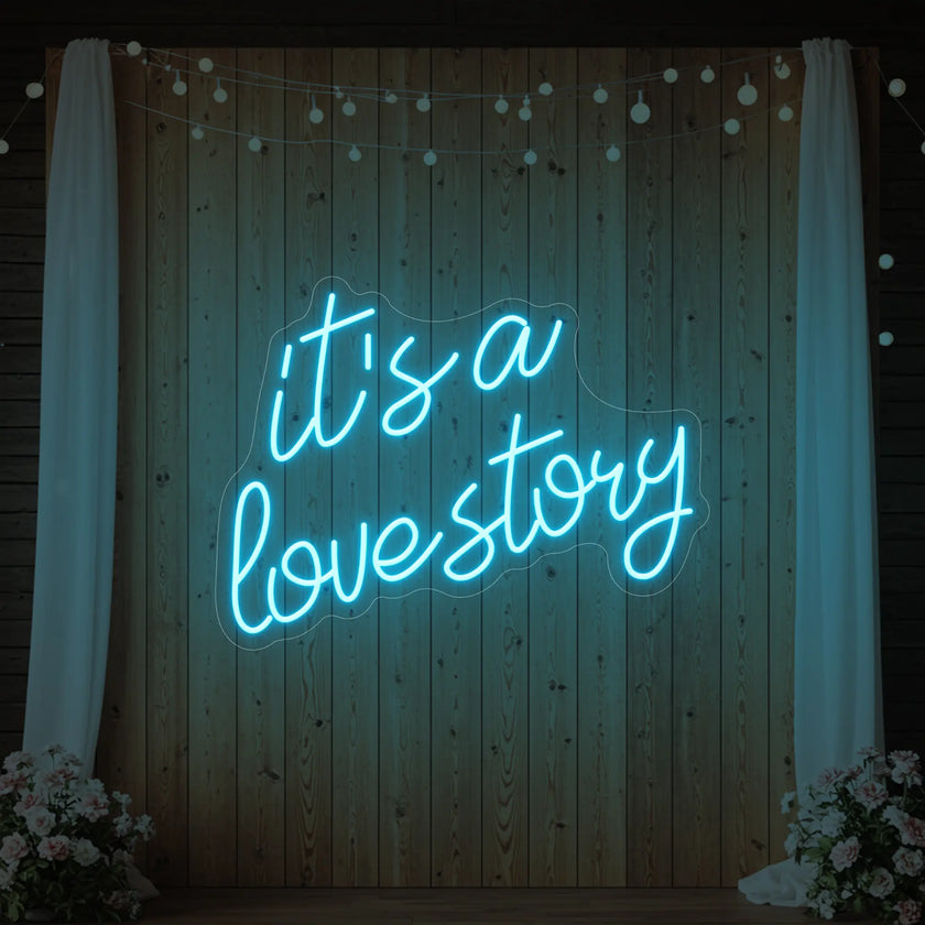It’s a Love Story V2 Neon Sign