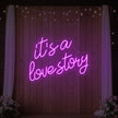 It’s a Love Story V2 Neon Sign