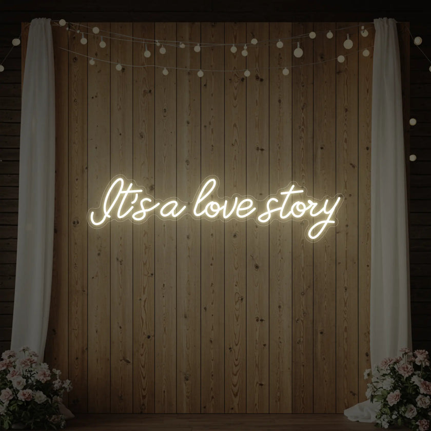 It’s a Love Story V3 Neon Sign