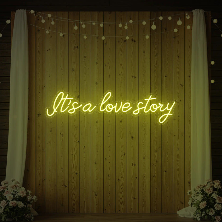 It’s a Love Story V3 Neon Sign