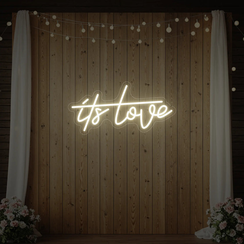 It's Love Neon Sign