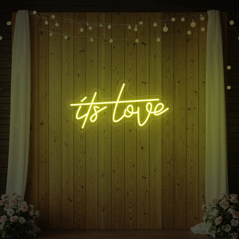 It's Love Neon Sign