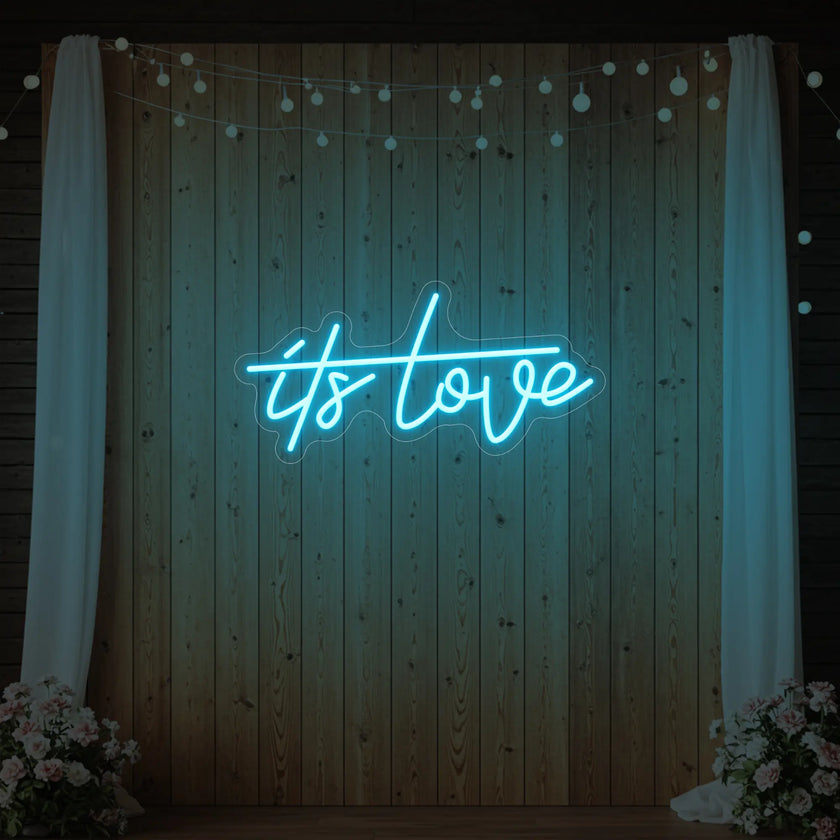 It's Love Neon Sign