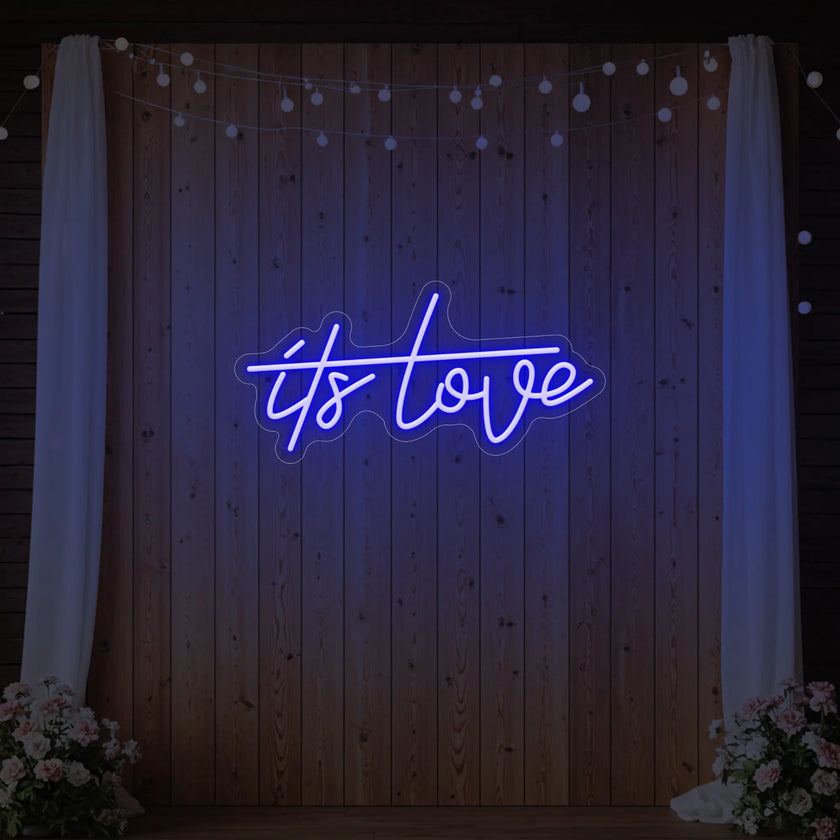 It's Love Neon Sign