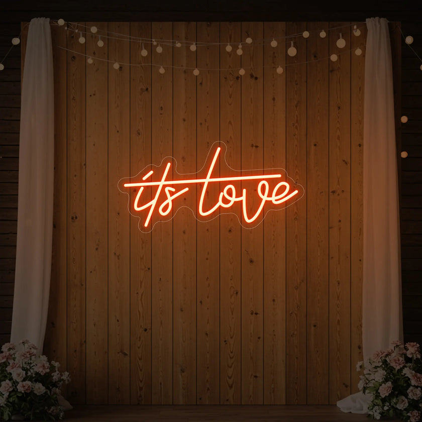 It's Love Neon Sign