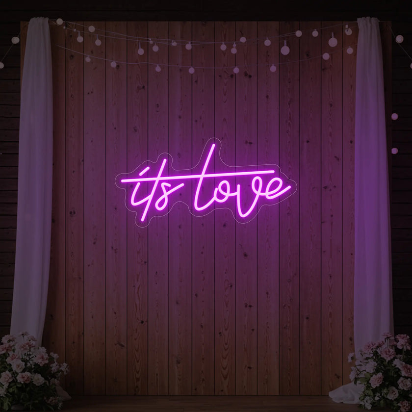 It's Love Neon Sign