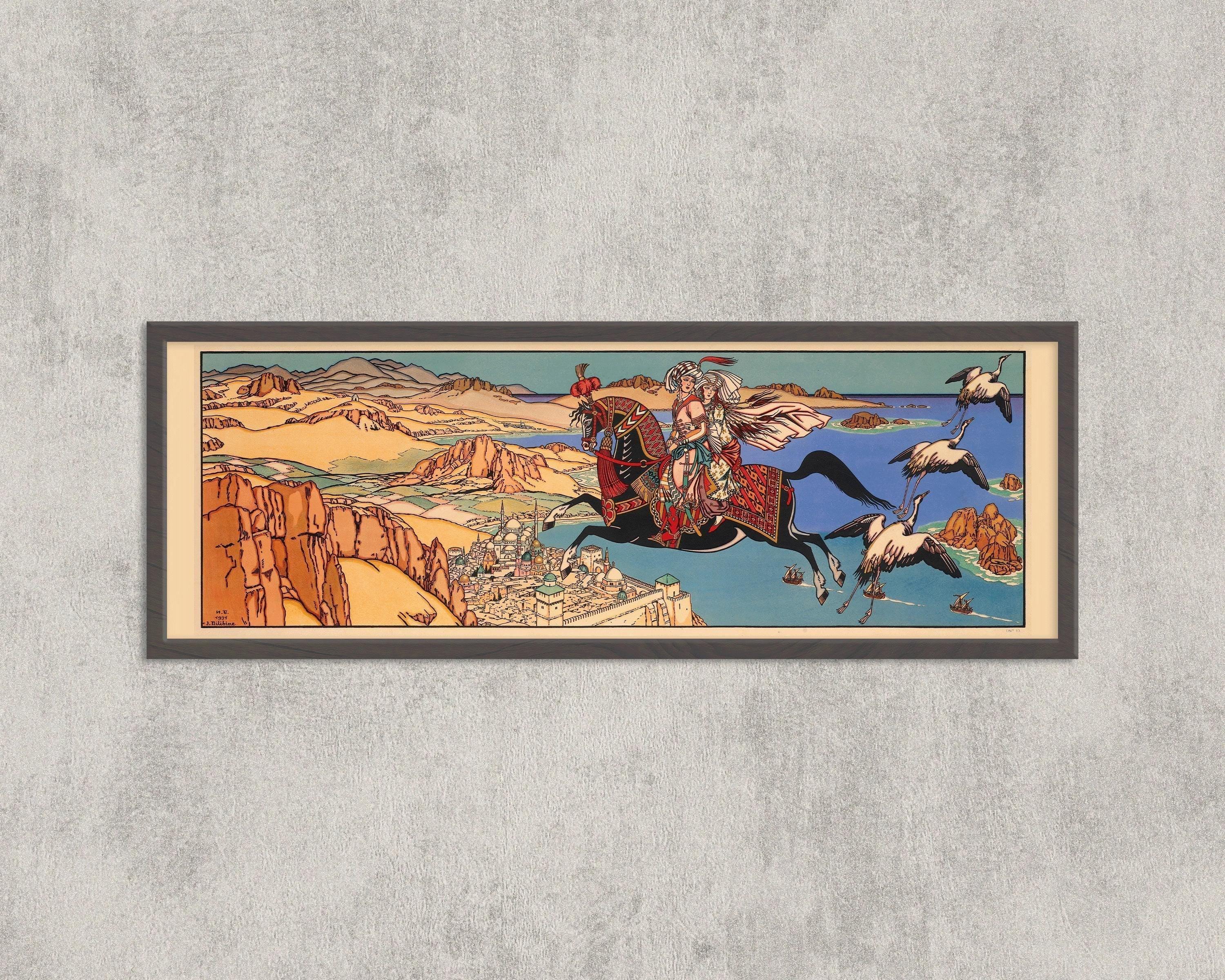 Ivan Bilibin 'A Thousand and One Nights' Fairytale Art Print