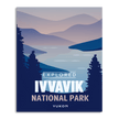 Ivvavik National Park 'Explored' Poster, Canada Parks