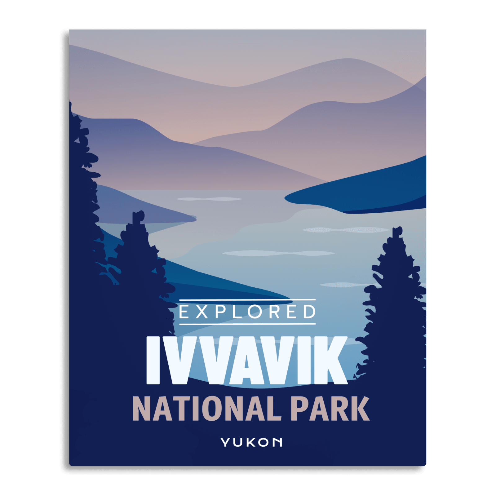Ivvavik National Park 'Explored' Poster, Canada Parks
