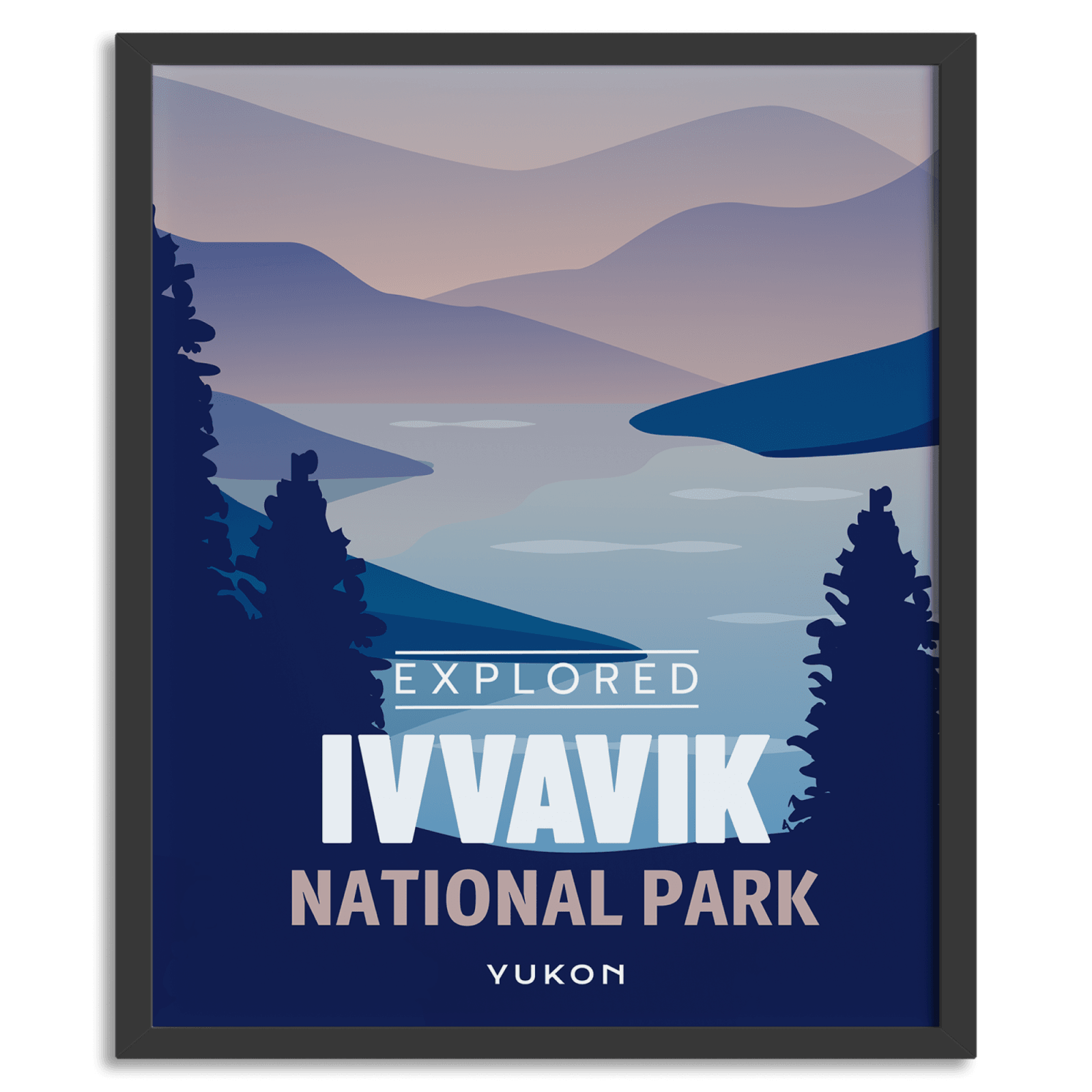 Ivvavik National Park 'Explored' Poster, Canada Parks