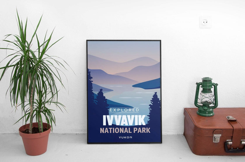 Ivvavik National Park 'Explored' Poster, Canada Parks
