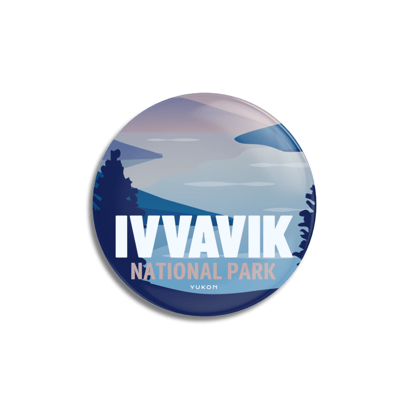 Ivvavik National Park of Canada Pinback Button, Canada Parks