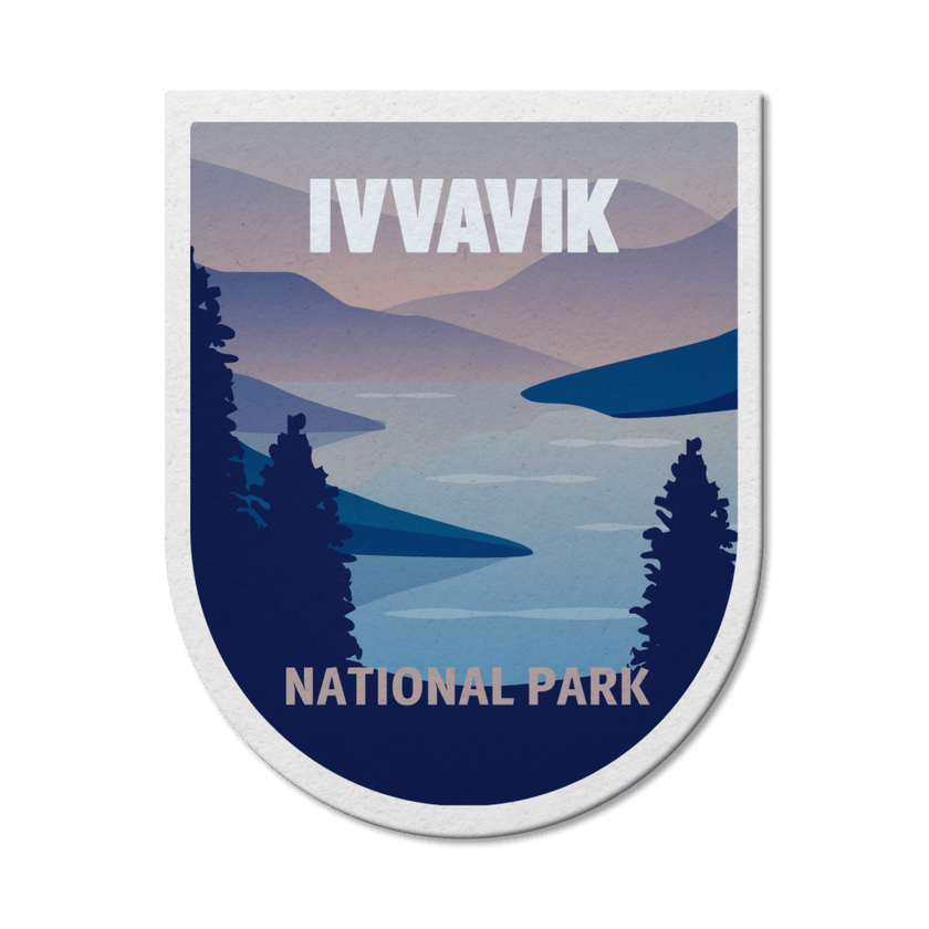 Ivvavik National Park of Canada Waterproof Vinyl Sticker, Canada Parks