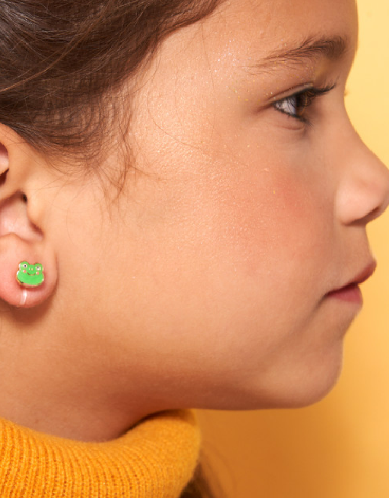 Enamel Clip-on Earrings - Fancy Frog - Girl Nation