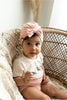 Chapeau Turban en Bambou | Rose Doux