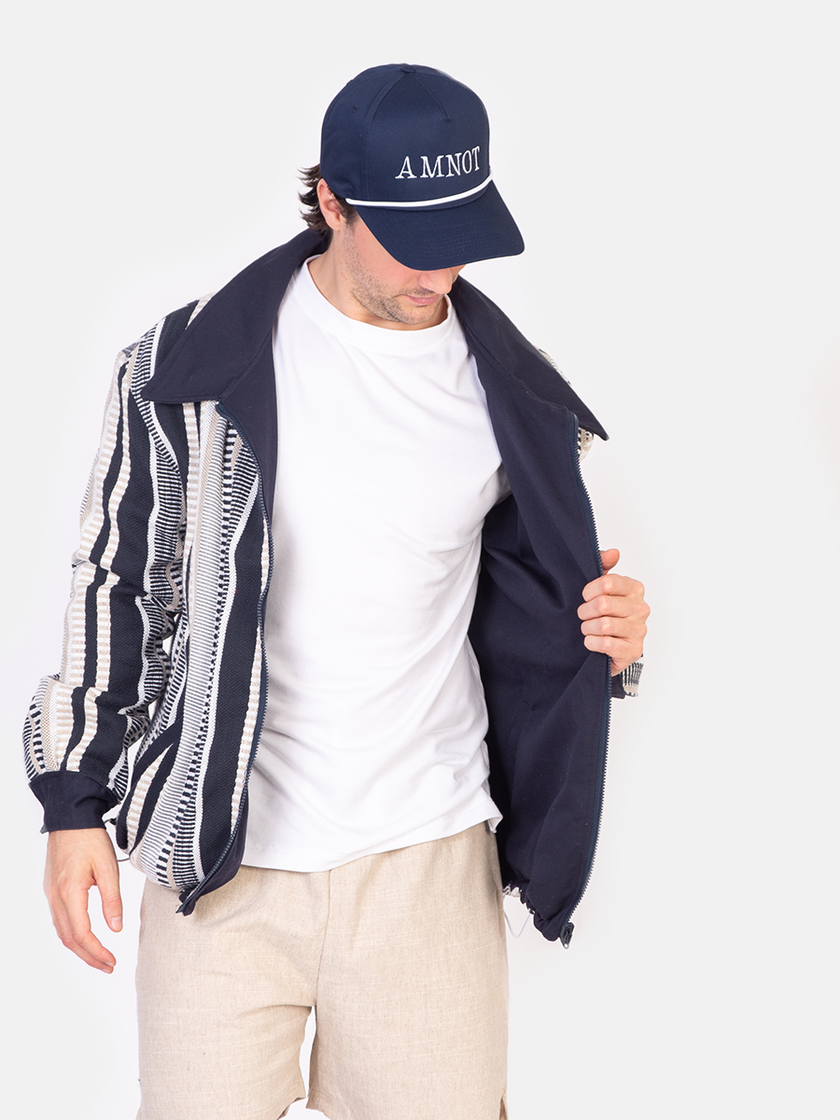 Blouson réversible - Jacquard ligné