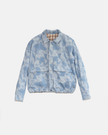 Blouson style aviateur en denim réversible