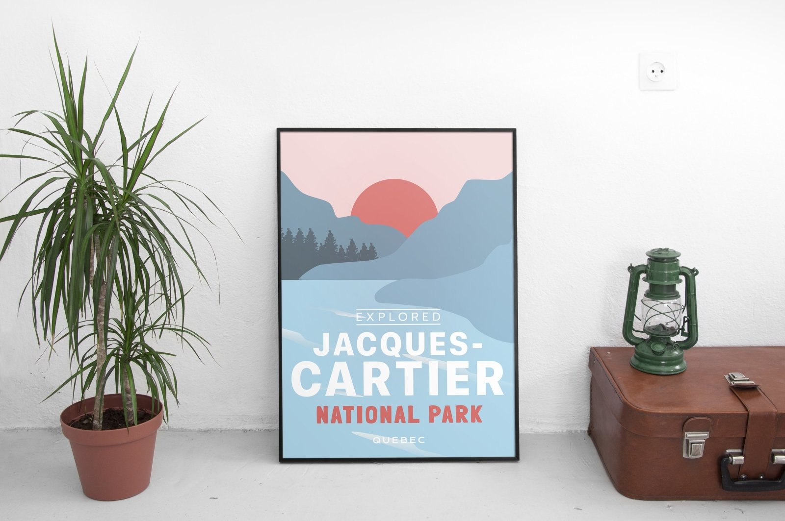 Jacques Cartier National Park 'Explored' Poster, Canada Parks