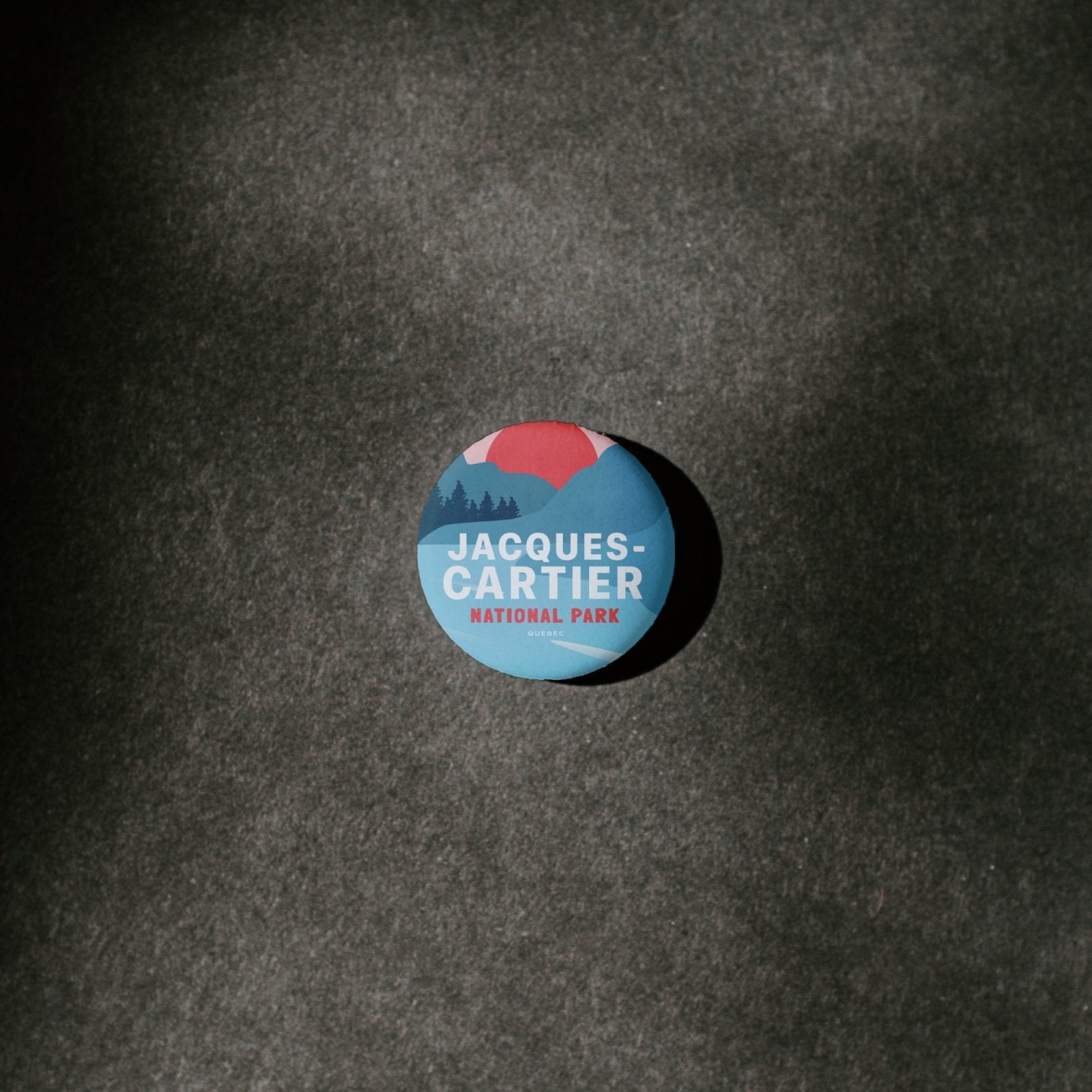 Jacques-Cartier National Park of Quebec Pinback Button, Canada Parks