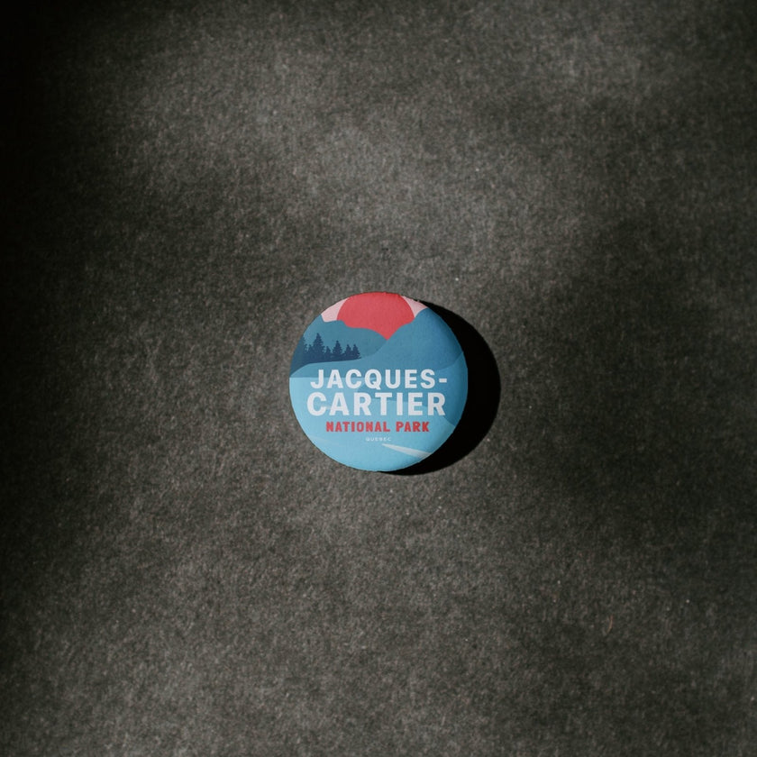 Jacques-Cartier National Park of Quebec Pinback Button, Canada Parks