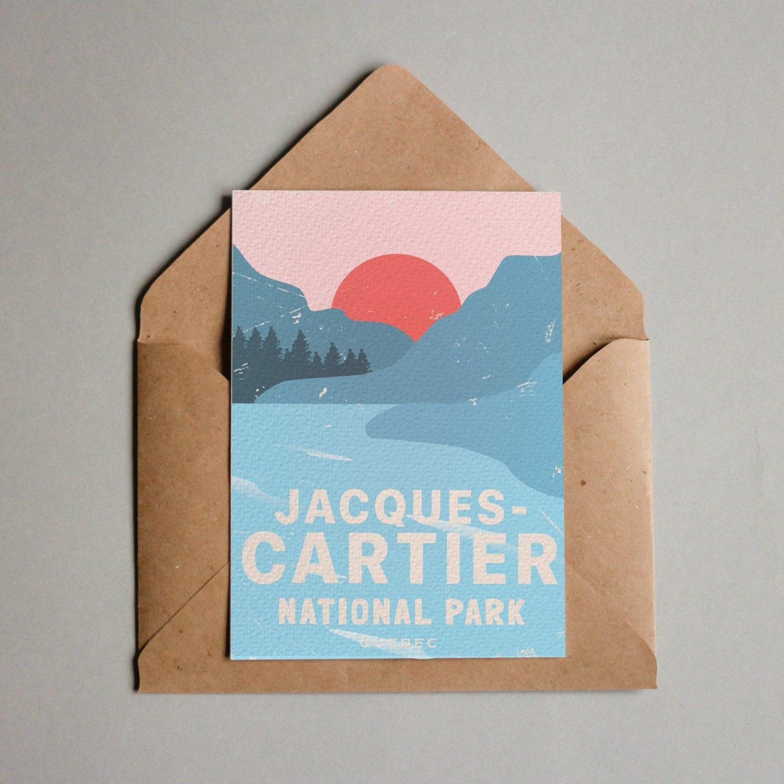 Jacques-Cartier Quebec National Park Postcard, Canada Parks
