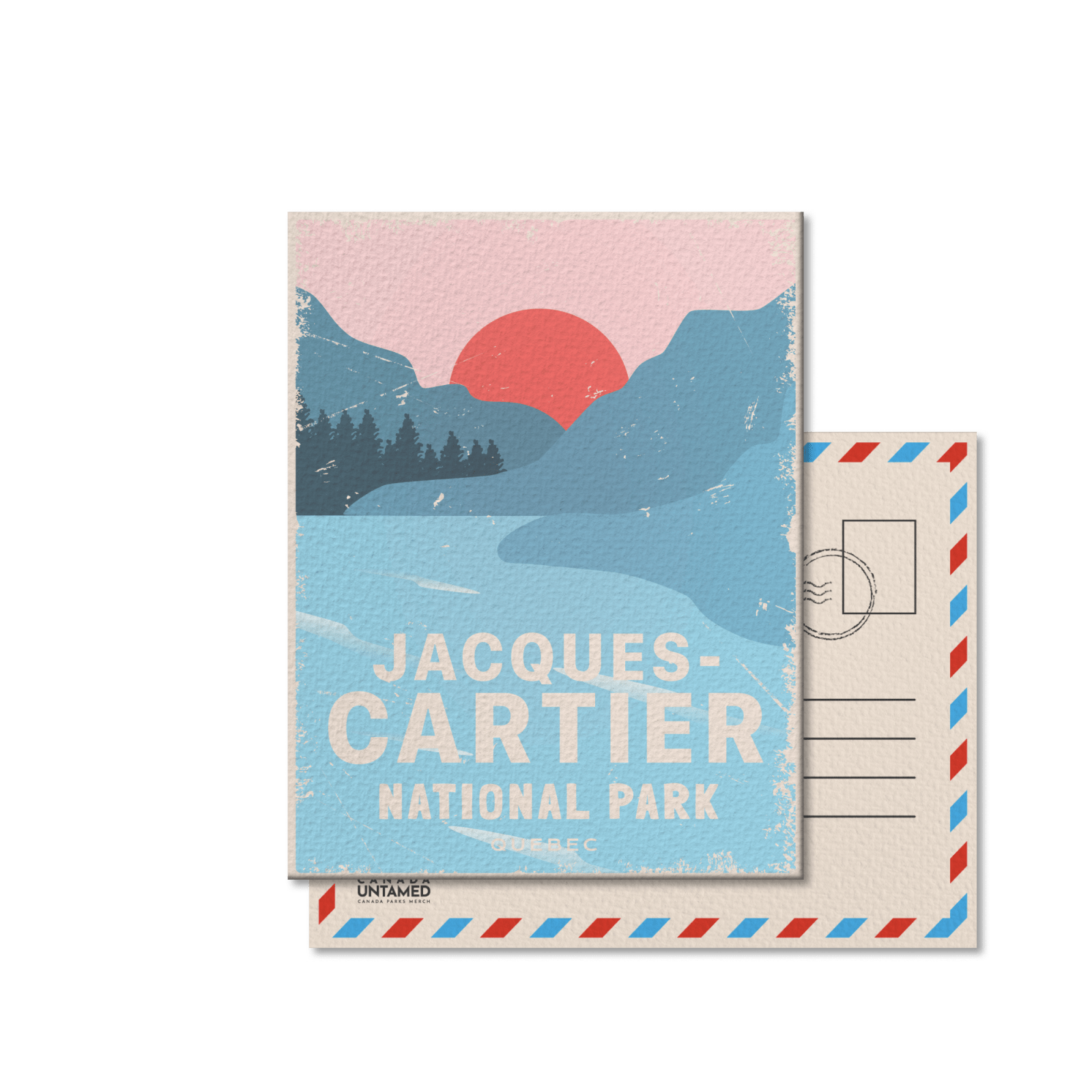 Jacques-Cartier Quebec National Park Postcard, Canada Parks
