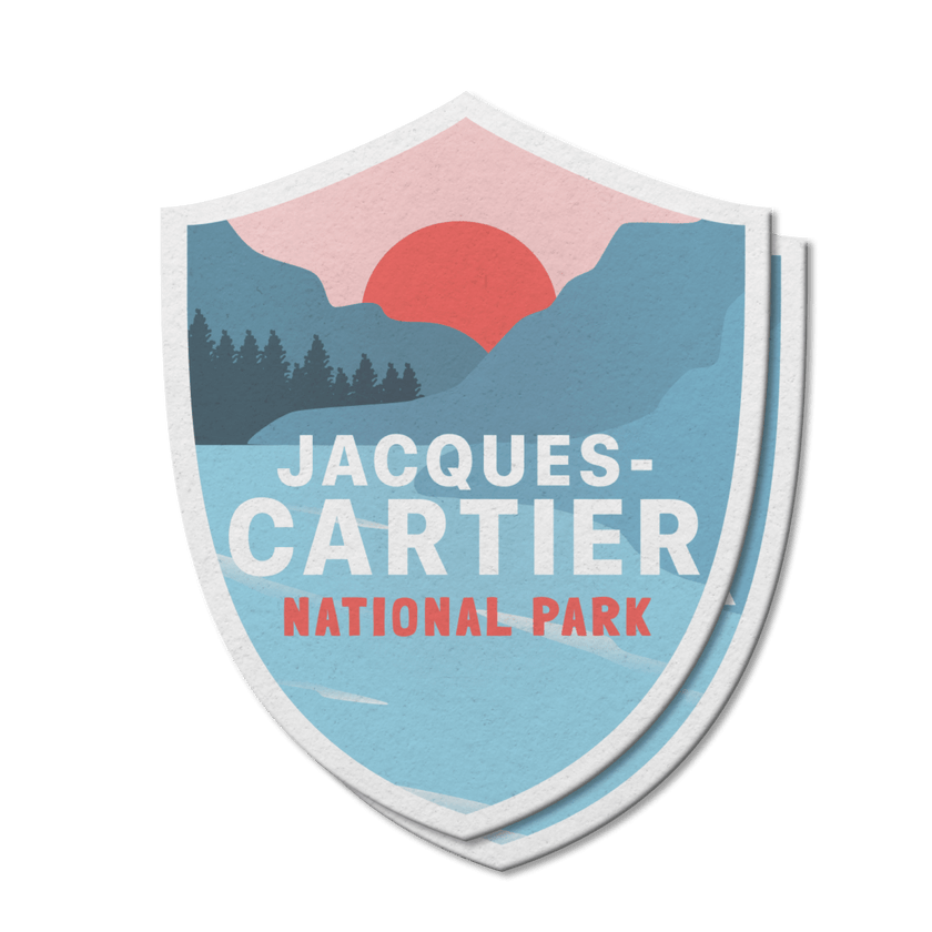 Jacques-Cartier Quebec National Park Waterproof Vinyl Sticker, Canada Parks