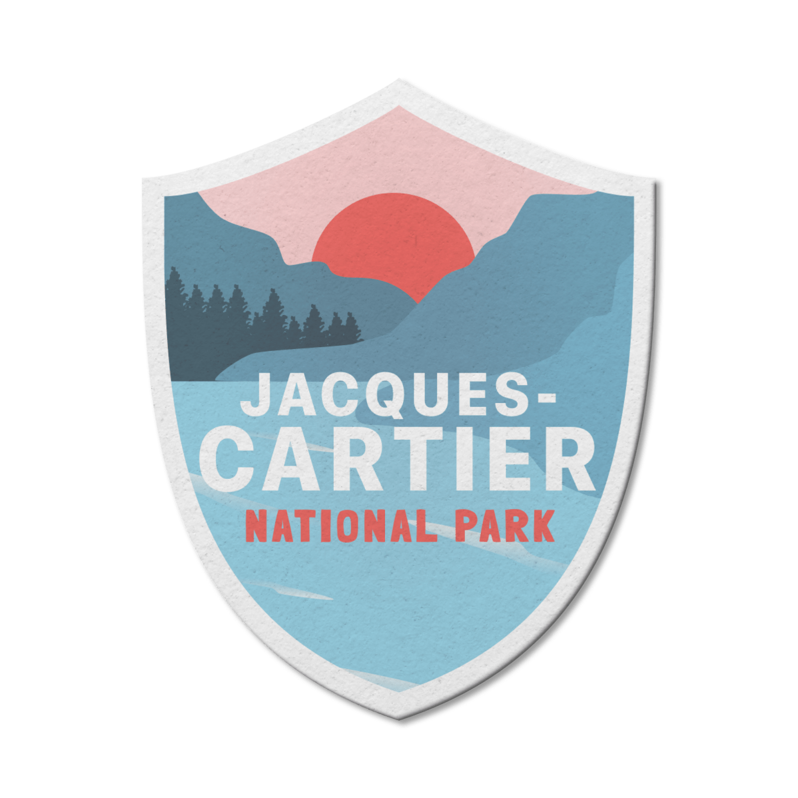 Jacques-Cartier Quebec National Park Waterproof Vinyl Sticker, Canada Parks