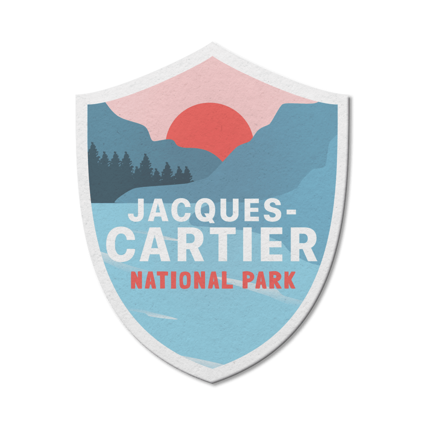 Jacques-Cartier Quebec National Park Waterproof Vinyl Sticker, Canada Parks